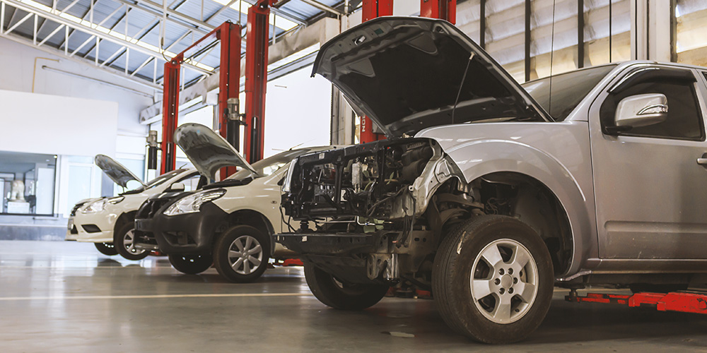 Image of Cars About To Be Fix